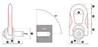 Šroubovací oko  DSR M16x27mm, nosnost 2t, tř.8 - 3/3